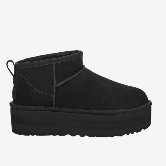 Classic Mini Platform BLACK unisex size 8 women 7 men - Picture 3 of 13